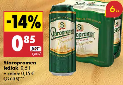 Staropramen plechovka