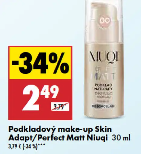 Niuqi Podkladový make-up Skin Adapt/Perfect Matt