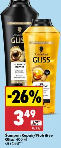 Gliss Šampón Repair-Nutrition