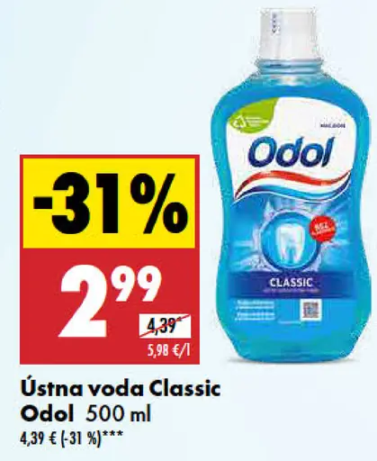 Odol Ústna voda Classic