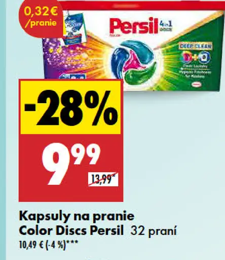 Persil kapsuly na pranie Color Discs