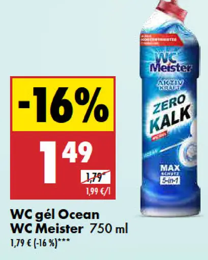 WC Meister WC gél Ocean