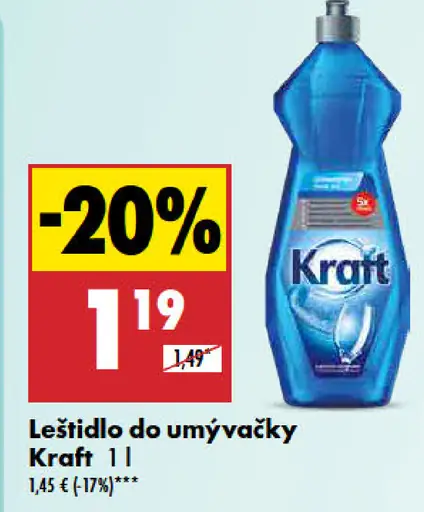 Kraft leštidlo do umývačky