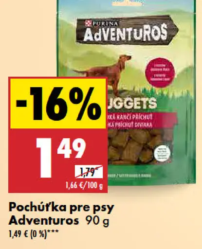 Pochúťka pre psy Adventuros