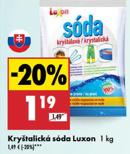 Luxon Kryštálová sóda