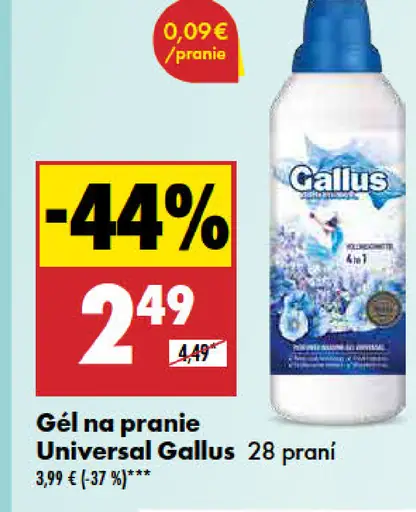 Gel na pranie Universal Gallus
