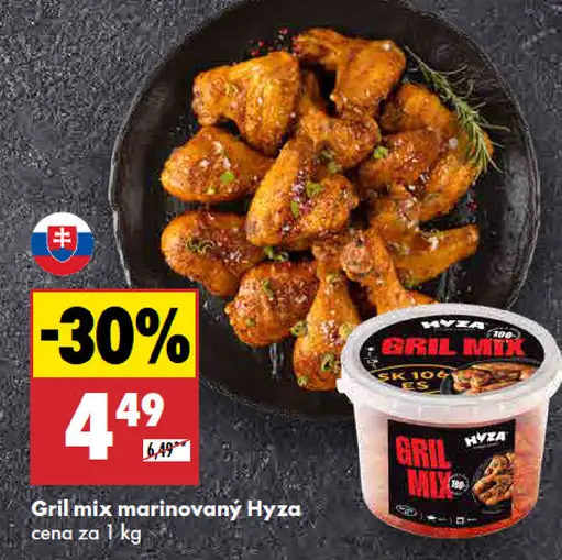 Hyza Gril mix marinovaný