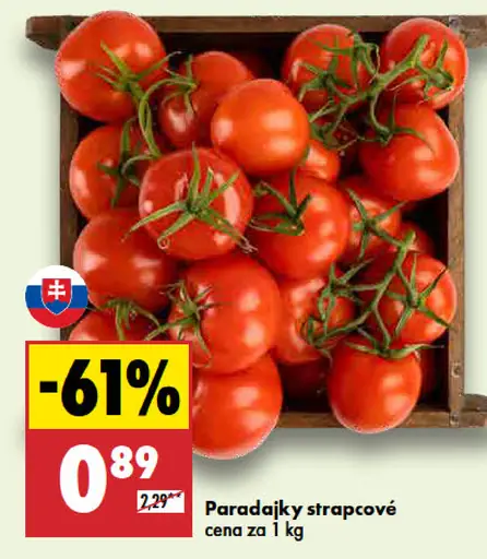 Paradajky strapcové