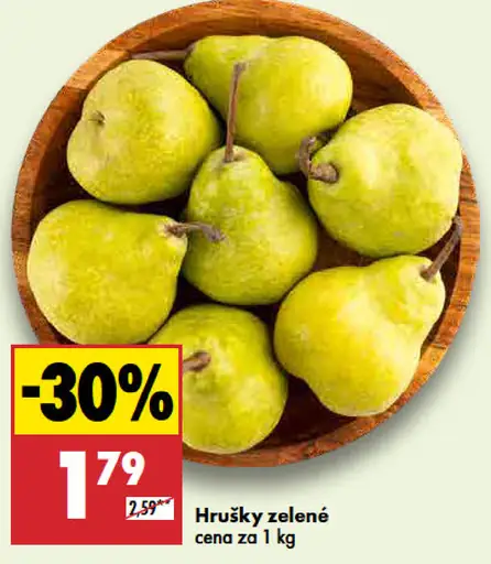 Hrušky zelené