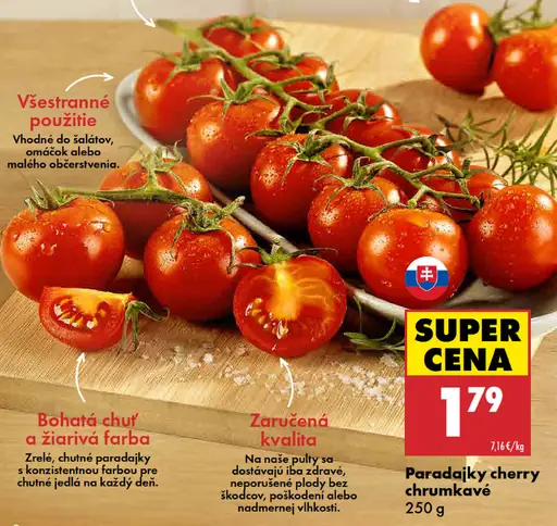 Z našej zeme Paradajky cherry chrumkavé