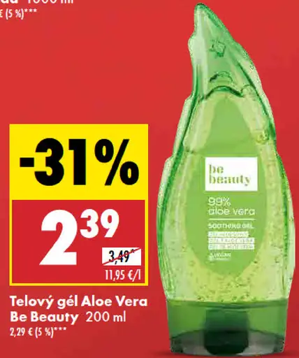 Be Beauty Telový gél Aloe