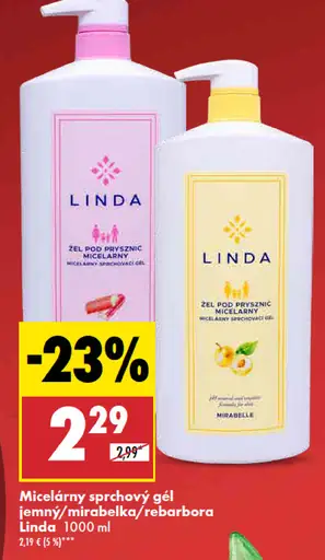 Linda micelárny sprchový gél