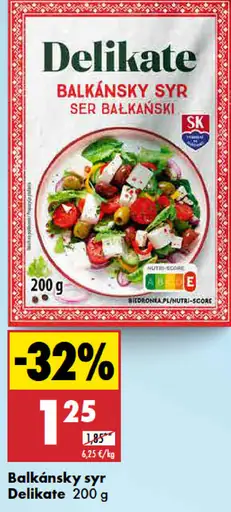 Delikate Balkánsky syr