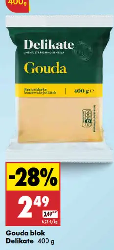 Delikate Gouda blok