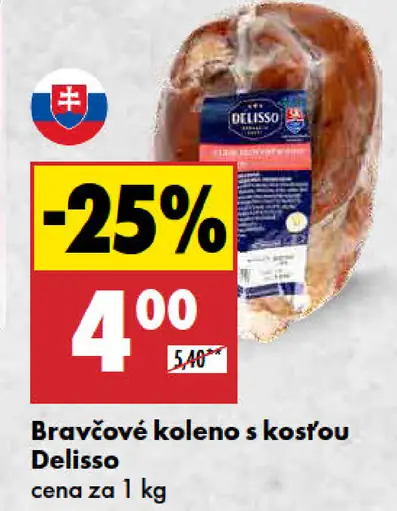 Delisso Bravčové koleno s kosťou