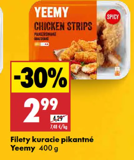 Yeemy Chicken Strips Spicy