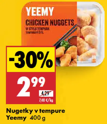 Yeemy Chicken Nuggets v tempure