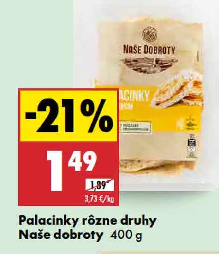 Naše dobroty Palacinky