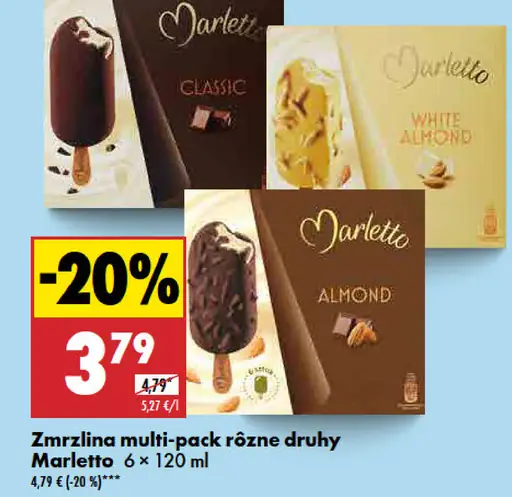 Marletto zmrzlina multi-pack