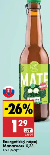 Manaroots Energetický nápoj