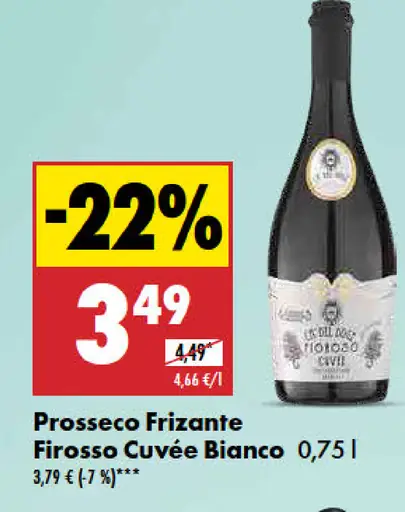 Prosecco Frizzante Firosso Cuvée Bianco