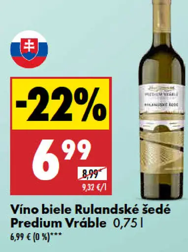 Predium Vráble Rulandské šedé