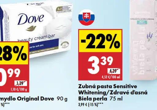 Tuhé mydlo Original Dove