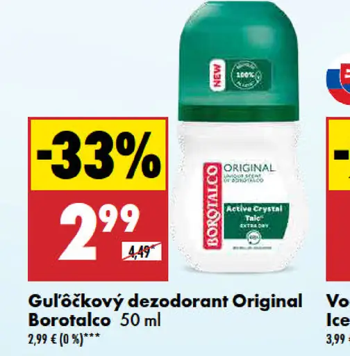 Borotalco Original tuhý dezodorant