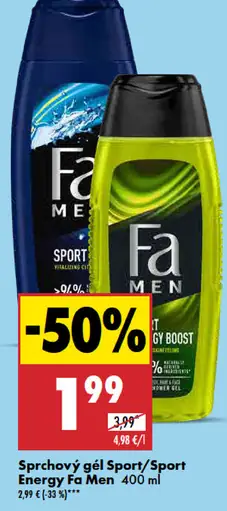 Fa sprchový gél Sport/Sport Energy