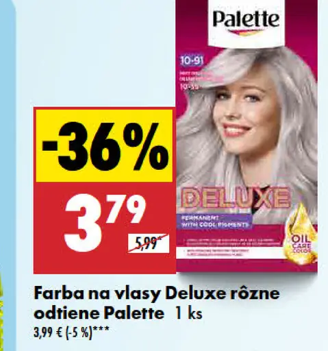 Palette Farba na vlasy Deluxe