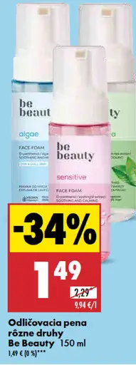 Be Beauty Odličovacia pena