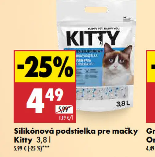 Kitty Silikónová podstielka pre mačky