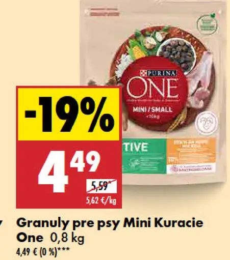 One Granuly pre psy Mini Kuracie
