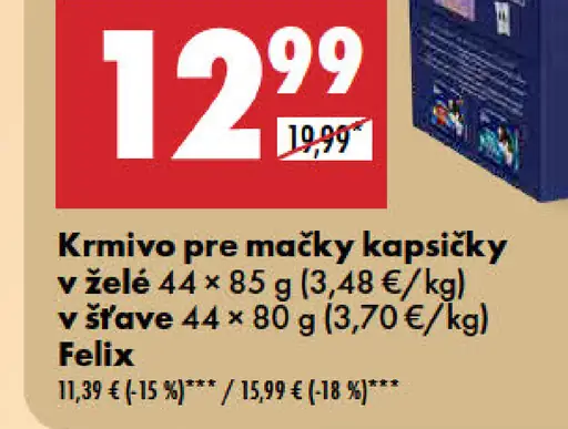 Felix kapsičky pre mačky