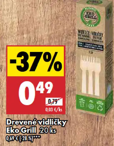 Eko Grill Drevené vidličky