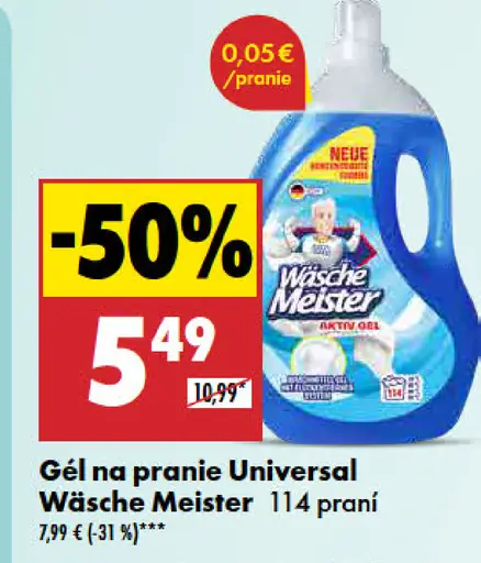 Universal Wäsche Meister Gél na pranie