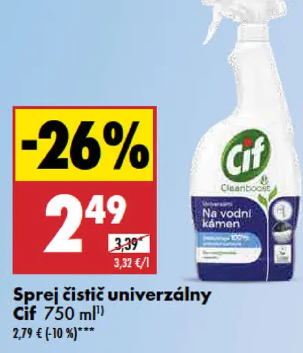 Cif Čistič univerzálny v spreji