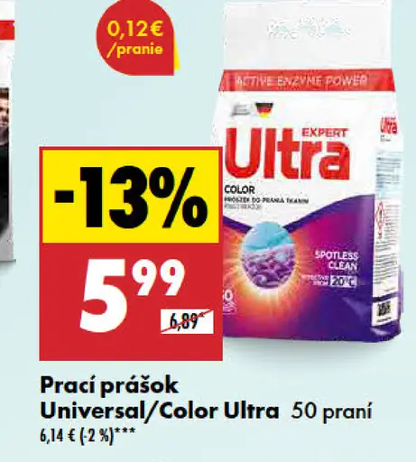 Ultra Prací prášok Color