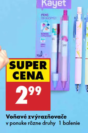 Kayet Voňavé zvýrazňovače
