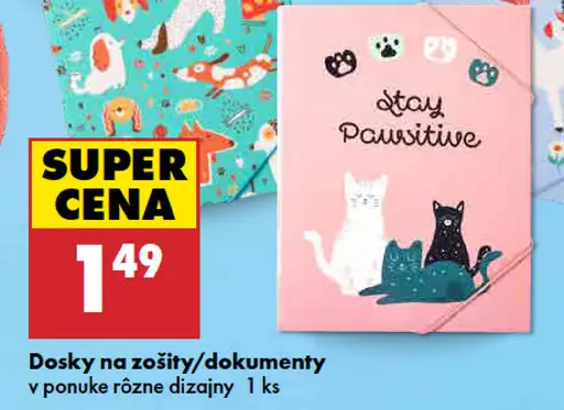 Dosky na zošity/dokumenty