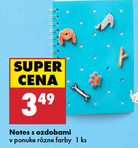 Notes s ozdobami