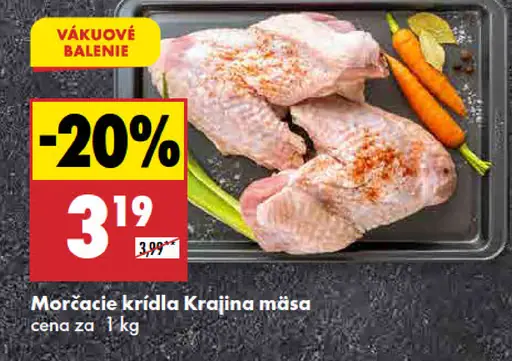 Krajina mäsa Kuracie krídla
