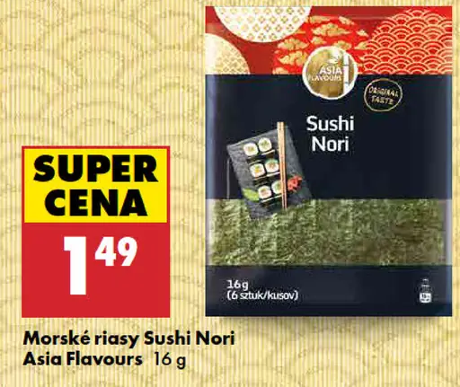 Asia Flavours Morské riasy Sushi Nori