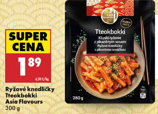 Asia Flavours Ryžové knedličky Tteokbokki