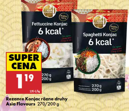 Asia Flavours Konjac Fettuccine Rezance