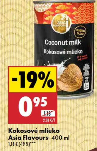 Asia Flavours Kokosové mlieko
