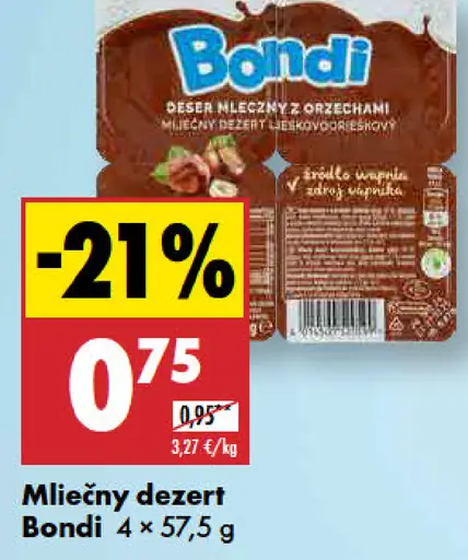 Bondi Mliečny dezert