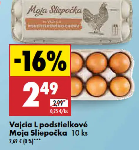 Moja Slepôčka Vajíčka L podstielkové