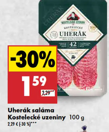 Kostelecké uzeniny Uherák saláma