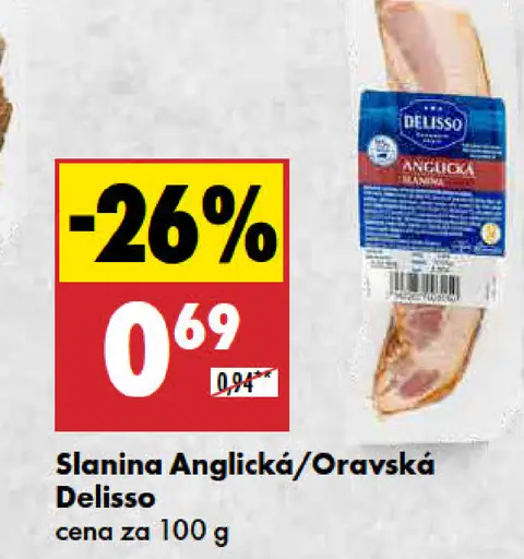 Delisso Slanina Anglická/Oravská